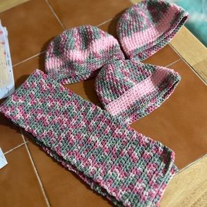 Baby Handmade Scarf and Hat Set